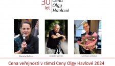 Cena Olgy Havlové 2024: Hlasujte pro svou kandidátku či svého kandidáta na Cenu veřejnosti
